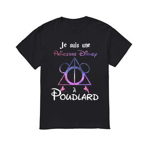 Je Suis Une Princesse Disney A Poudlard Shirt